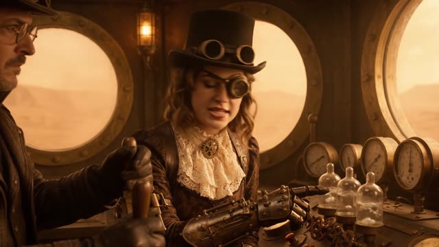 Still from scene 2: The Pressure Cockpit