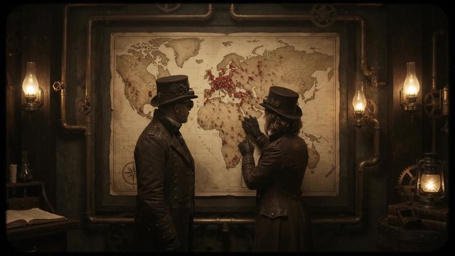 Still from scene 5: The Red Flags
