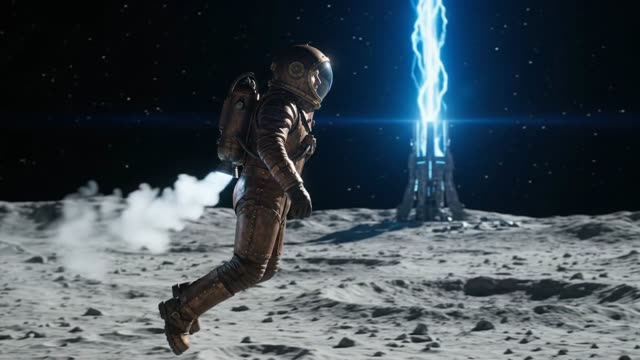 Still from scene 3: Low-Gravity Leap